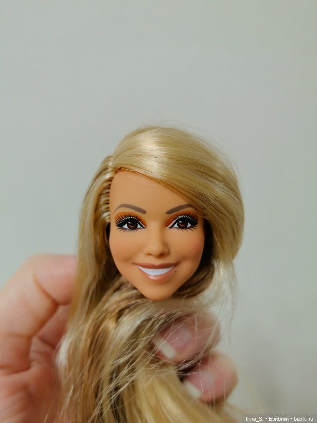 Голова барби Mattel Barbie Holiday певица Мэрайя Кэри (фото 2)