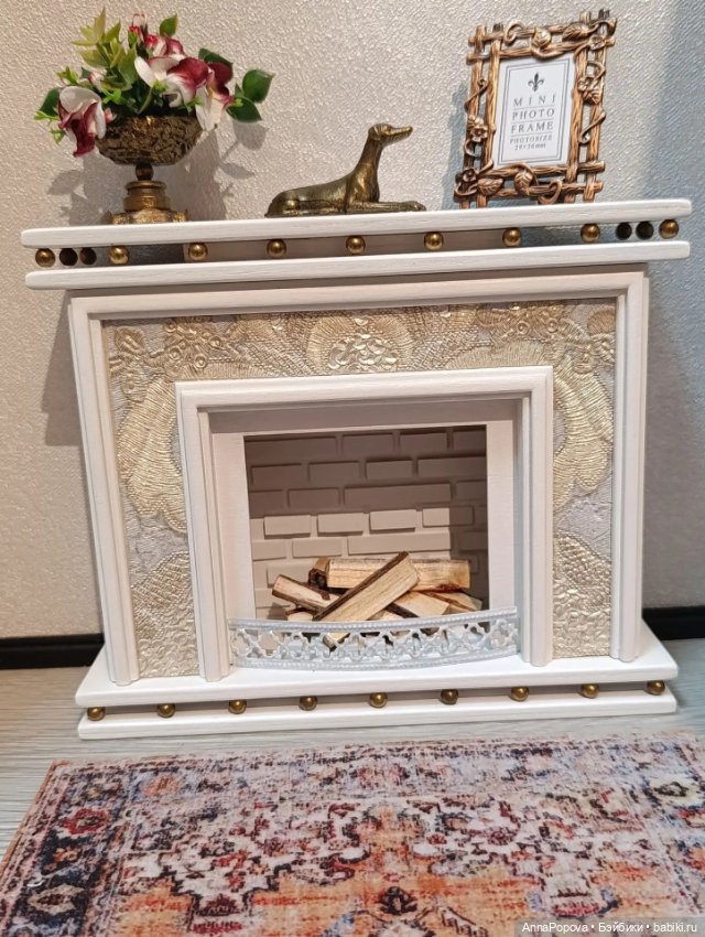 Камин 1:6, 1:4 — Кукольная мебель