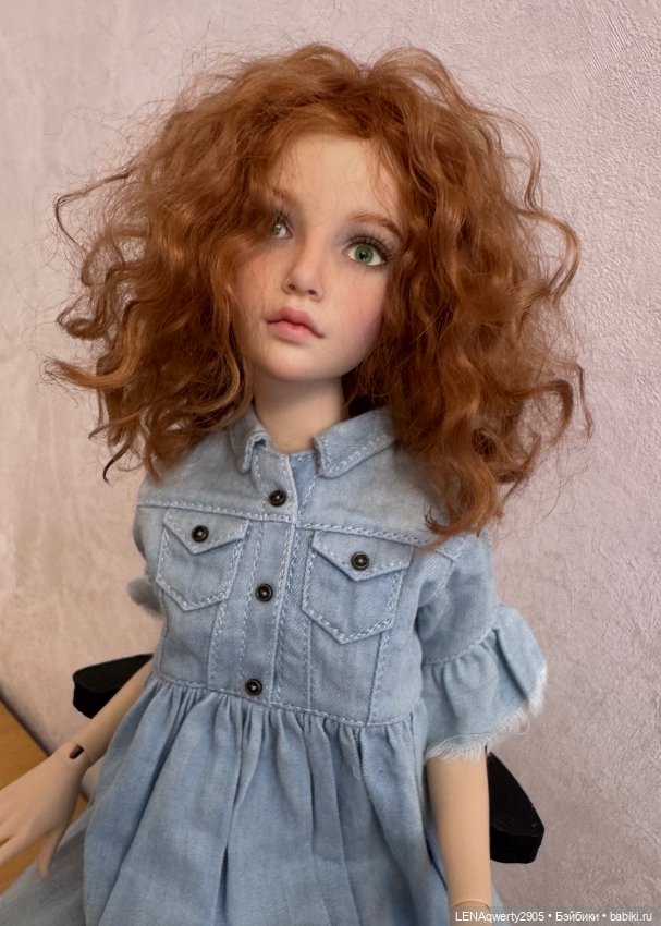 Джинсовое платье доя Заи — Одежда для BJD (фото 4)