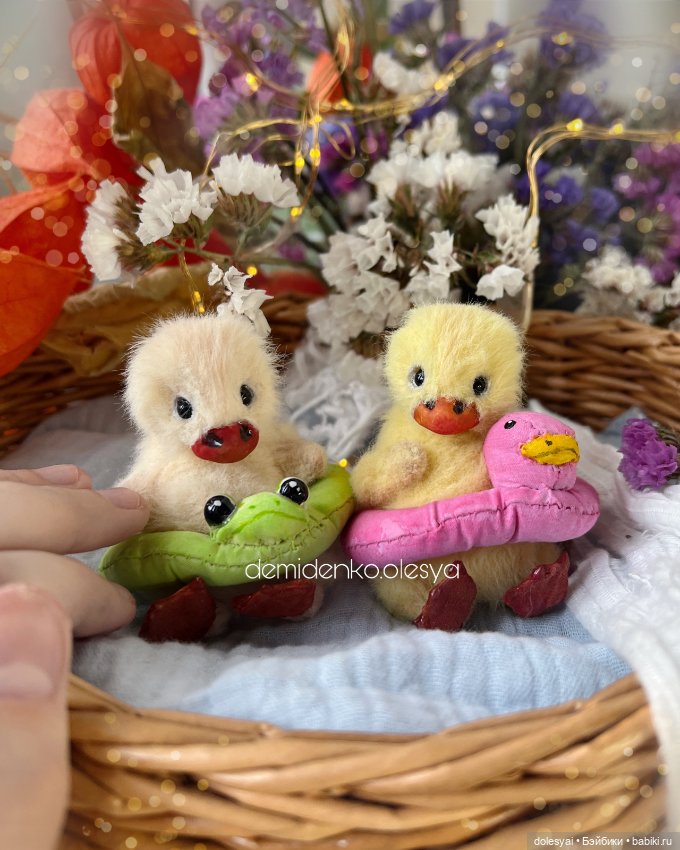 Утята Симба и Пумба 💓🐸✨ — Авторские игрушки