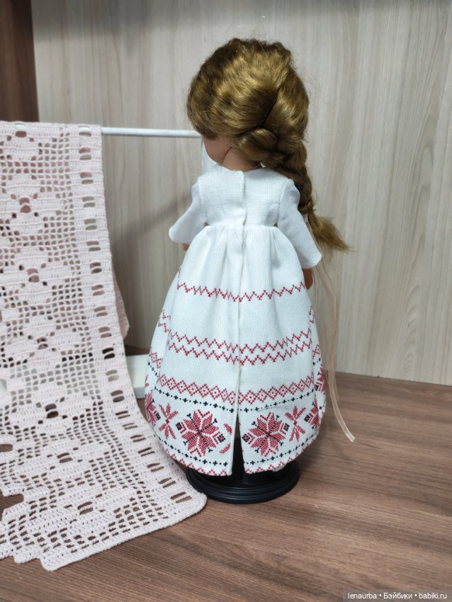 Платье рогожка — Одежда для кукол (фото 4)