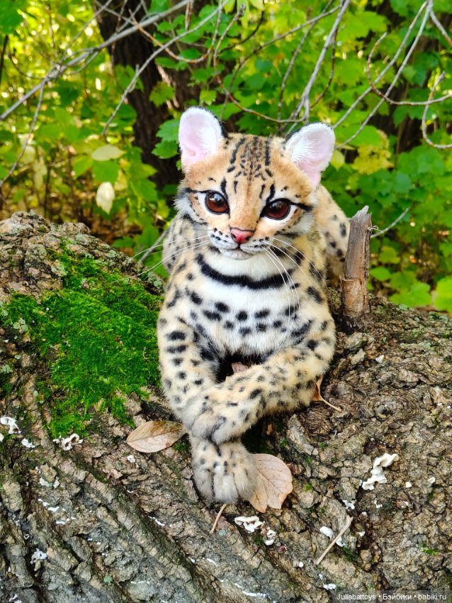 Реалистичная игрушка кот. Дикий кот оцелот (фото 8)