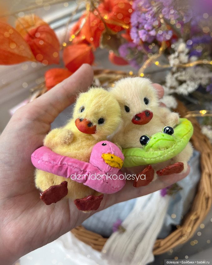 Утята Симба и Пумба 💓🐸✨ — Авторские игрушки (фото 2)