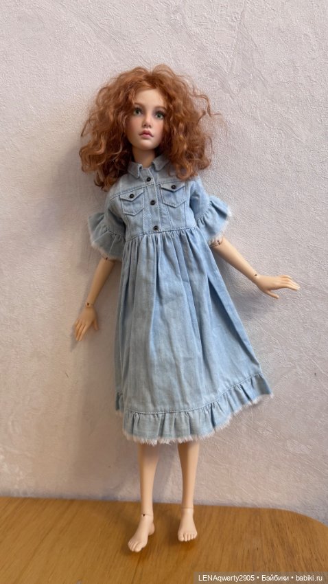 Джинсовое платье доя Заи — Одежда для BJD (фото 3)