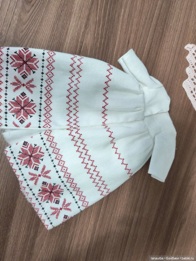 Платье рогожка — Одежда для кукол (фото 7)