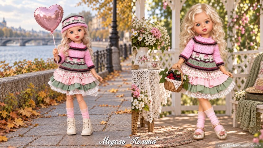 Аутфит для кукол Little Darling и Паола Рейна (фото 5)