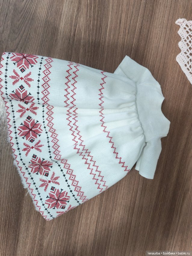 Платье рогожка — Одежда для кукол (фото 6)