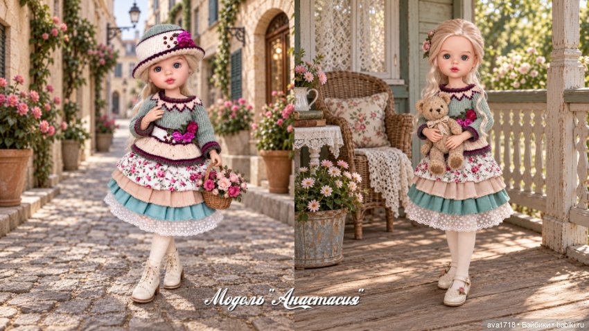 Аутфит для кукол Little Darling и Паола Рейна (фото 3)