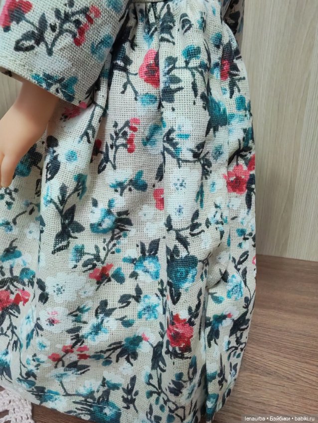 Платье из льна — Одежда для кукол (фото 2)