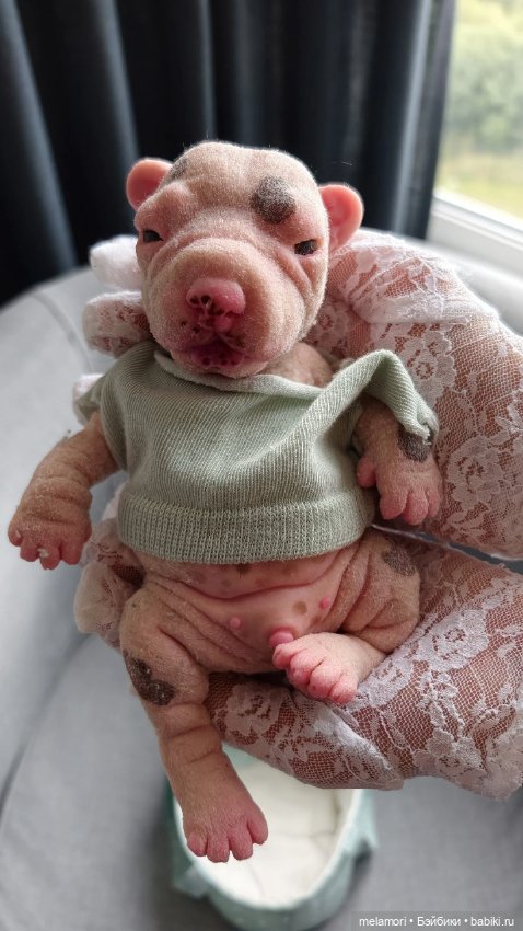 Силиконовый щеночек 🐶 — Авторские игрушки