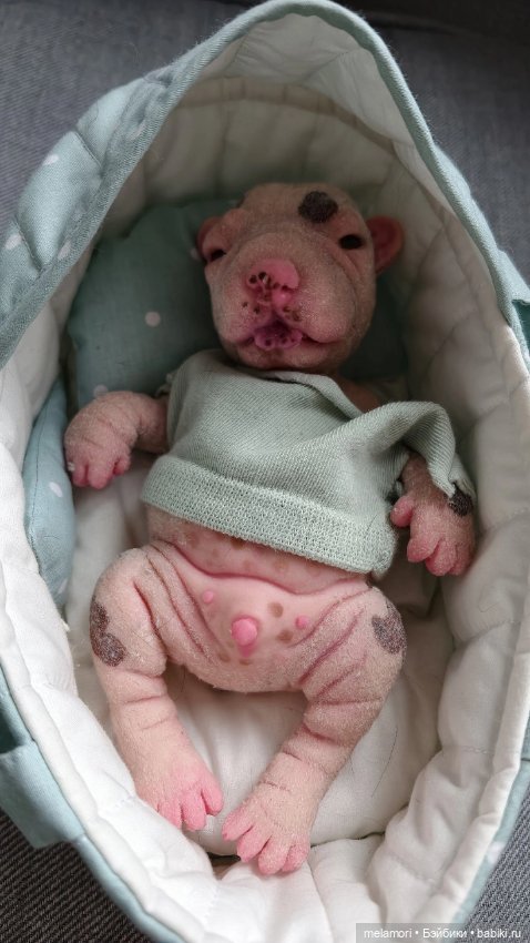Силиконовый щеночек 🐶 — Авторские игрушки (фото 3)