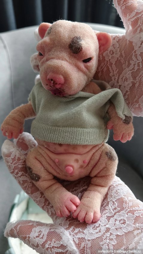 Силиконовый щеночек 🐶 — Авторские игрушки (фото 6)