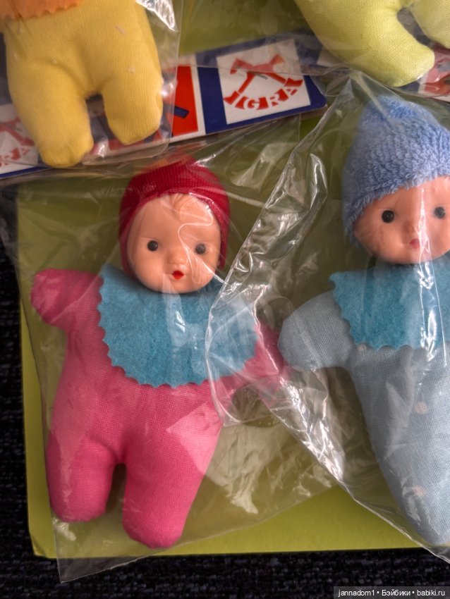 Пупсики Igra из Чехословакии, в родной упаковке, высота 11 см (фото 6)