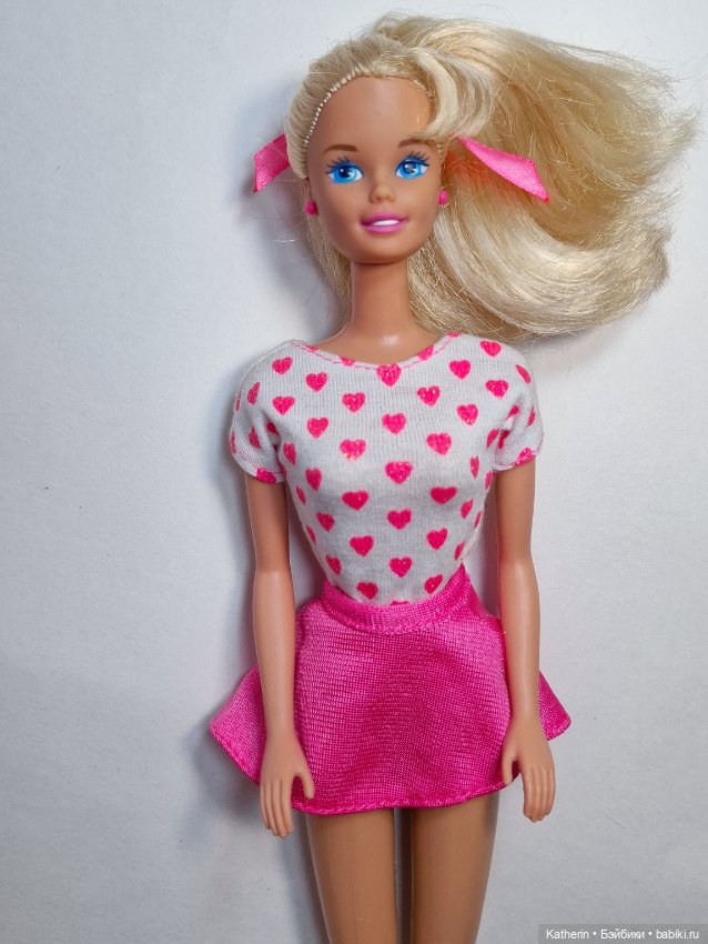 Барби 90х кукла винтаж Barbie Pretty Hearts (фото 2)
