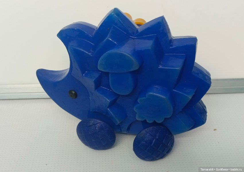 Игрушка каталка Ёжик — Винтажные куклы и игрушки детства (фото 3)