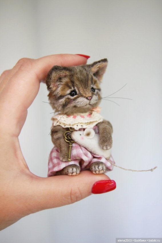 Котёнок Хэппи — Авторские игрушки