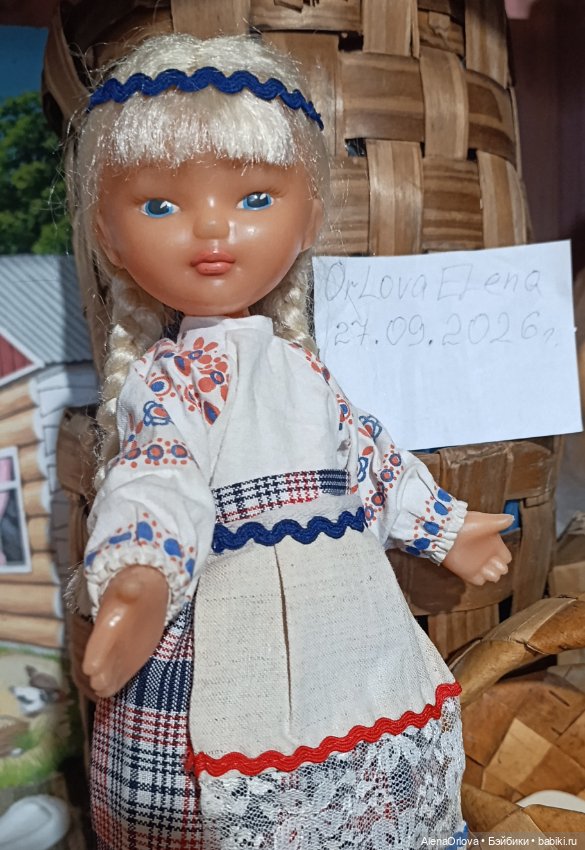 Кукла СССР Лен игрушка — Винтажные куклы и игрушки детства (фото 8)