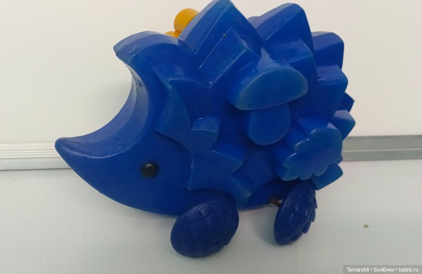 Игрушка каталка Ёжик — Винтажные куклы и игрушки детства (фото 4)