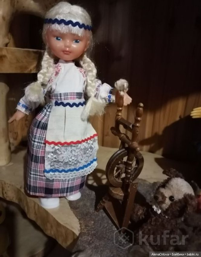 Кукла СССР Лен игрушка — Винтажные куклы и игрушки детства (фото 7)