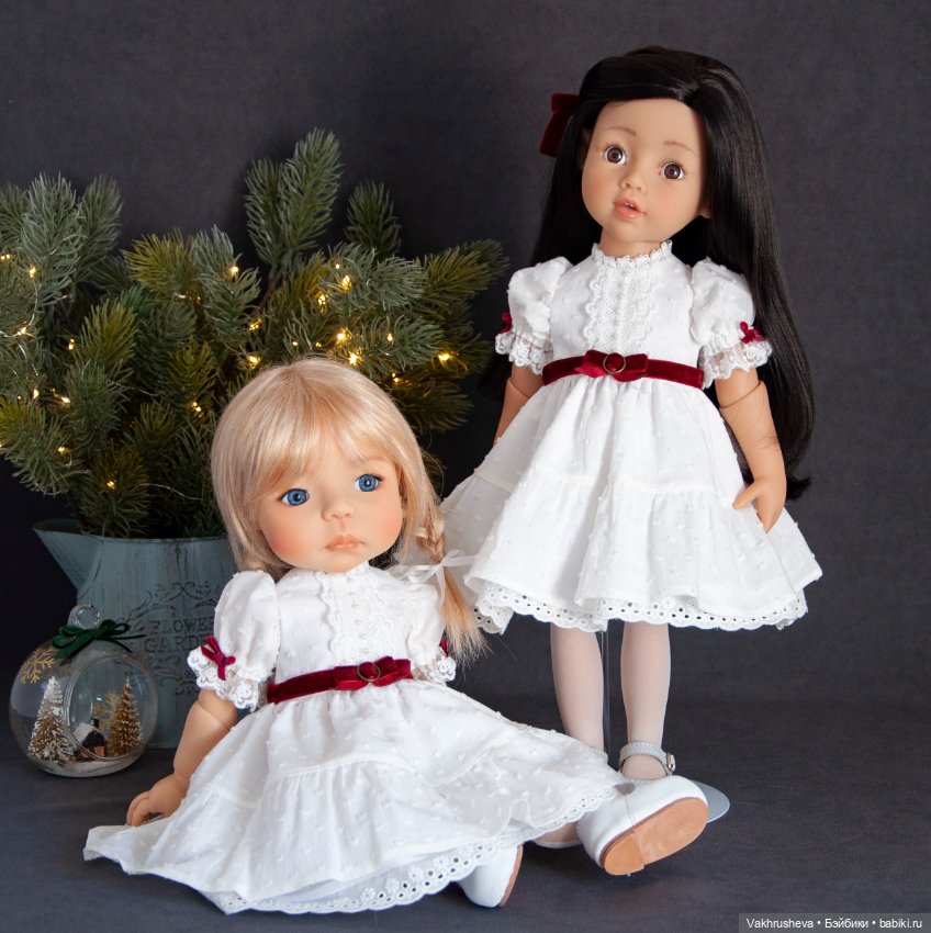 Рождественский комплект для , маленьких Готц или Meadoudolls Moppet