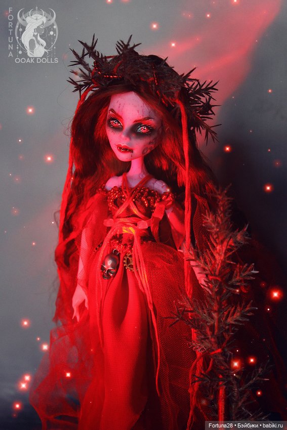 ООАК Monster high Монстер Хай Вампирша (фото 3)