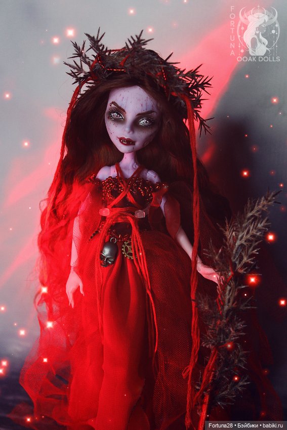 ООАК Monster high Монстер Хай Вампирша (фото 4)