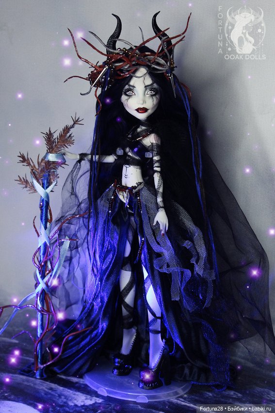 ООАК Monster high Монстер Хай Демоница (фото 4)