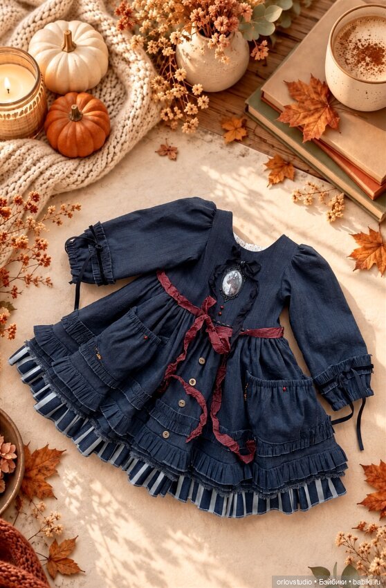 🖤🍁🍂Платье для больших кукол Цвергназе/Zwergnase