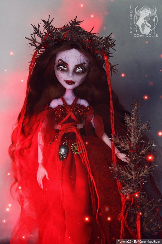 ООАК Monster high Монстер Хай Вампирша (фото 2)