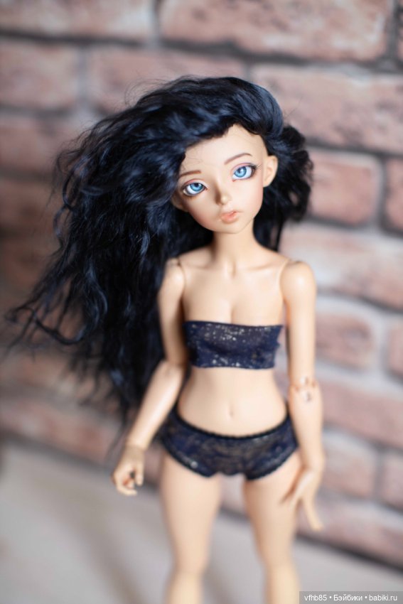 Продам паричок из козочки на шкурке для минифи (minifee), DIM doll, Doll Chateau. 16,5-18,0 см (фото 7)