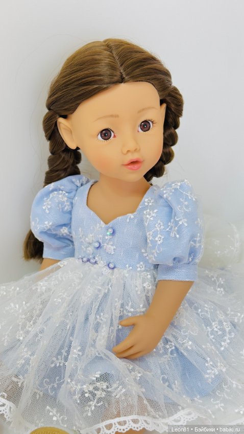 Праздничное платьице для куколок Little kidz 36 см (фото 5)