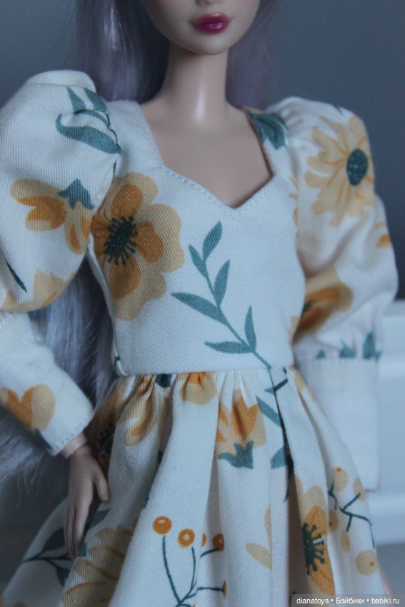 Платье для Барби и кукол формата 1:6 (фото 5)