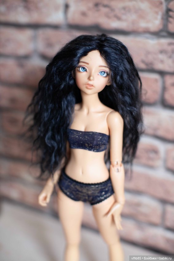 Продам паричок из козочки на шкурке для минифи (minifee), DIM doll, Doll Chateau. 16,5-18,0 см