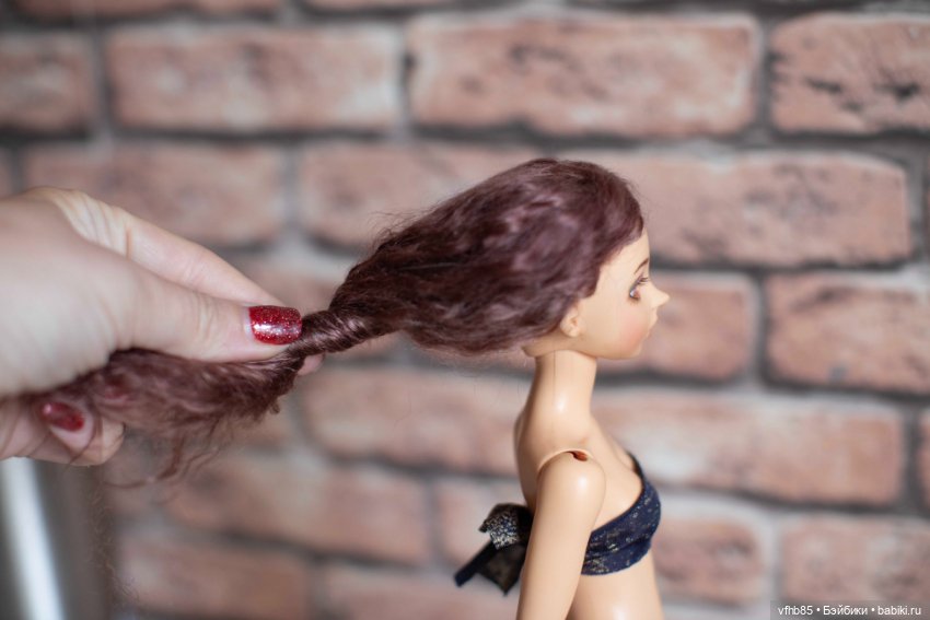 Продам паричок из козочки на шкурке для минифи (minifee), DIM doll, Doll Chateau. 16,5-18,0 см (фото 5)