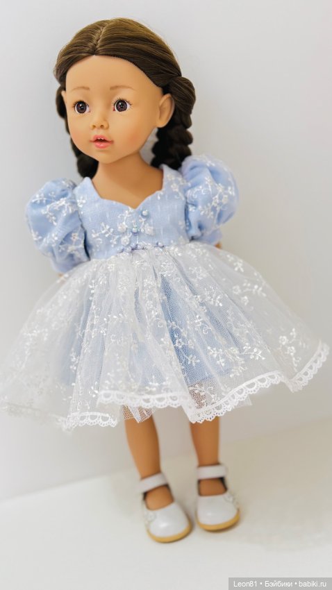 Праздничное платьице для куколок Little kidz 36 см
