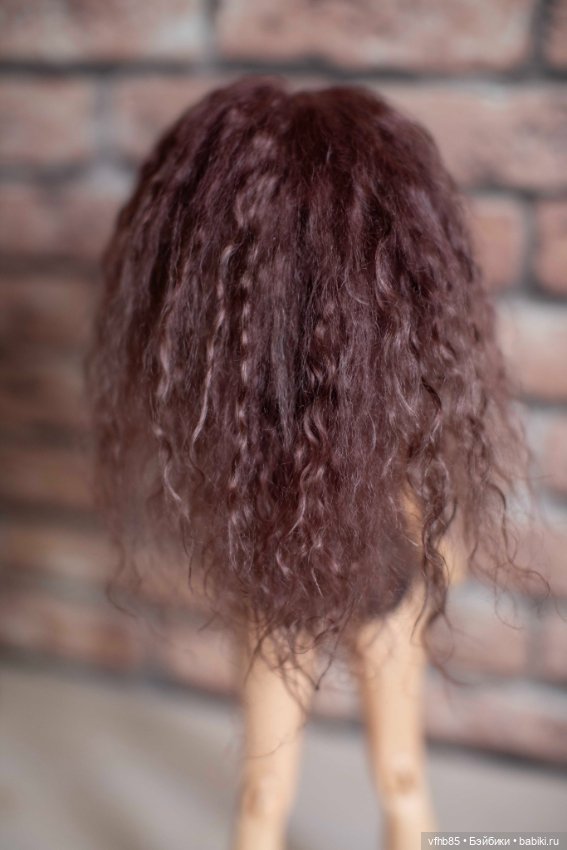 Продам паричок из козочки на шкурке для минифи (minifee), DIM doll, Doll Chateau. 16,5-18,0 см (фото 3)