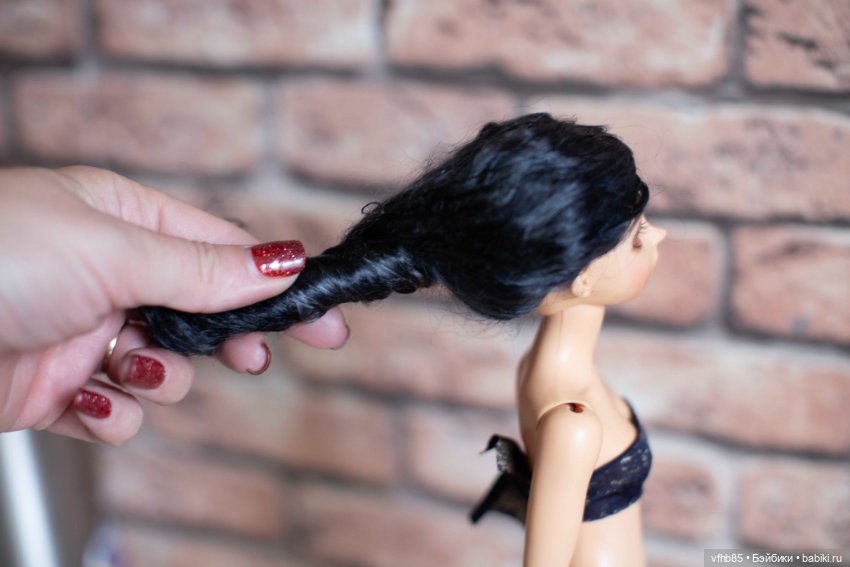 Продам паричок из козочки на шкурке для минифи (minifee), DIM doll, Doll Chateau. 16,5-18,0 см (фото 5)