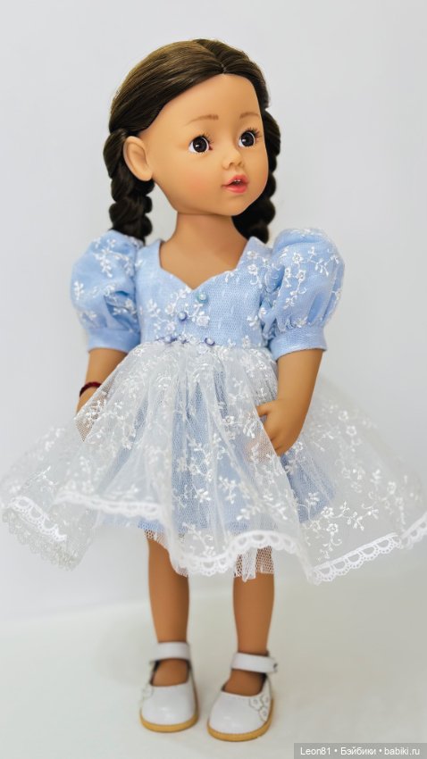 Праздничное платьице для куколок Little kidz 36 см (фото 3)