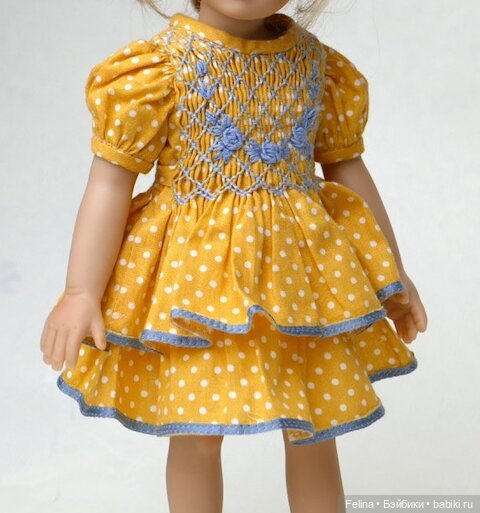 Платье Boneka на куклу Heidi Plusczok 26 см