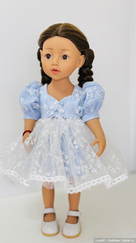 Праздничное платьице для куколок Little kidz 36 см (фото 4)