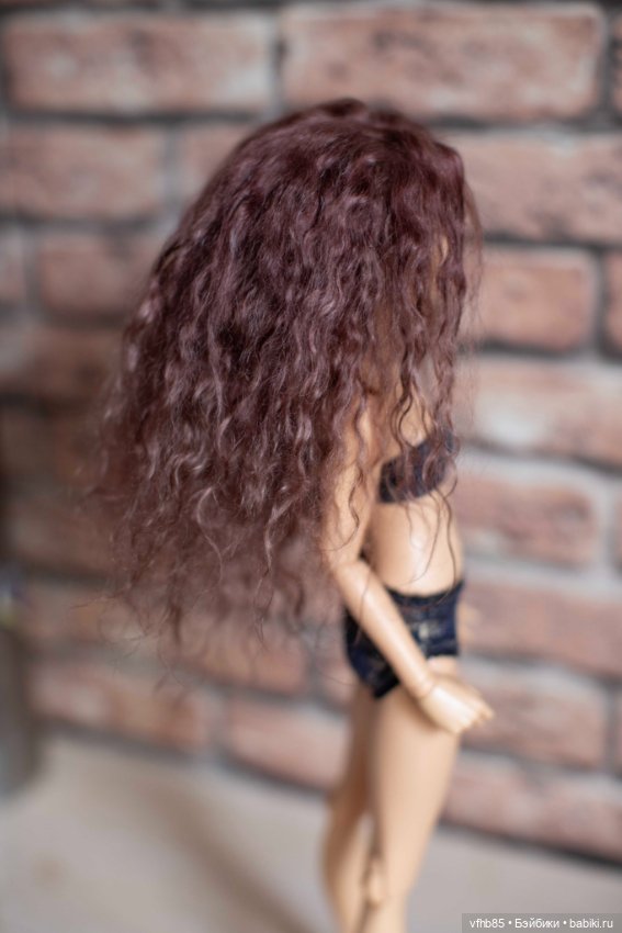 Продам паричок из козочки на шкурке для минифи (minifee), DIM doll, Doll Chateau. 16,5-18,0 см (фото 4)