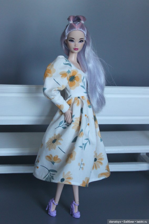 Платье для Барби и кукол формата 1:6 (фото 3)