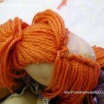 Как пришить волосы кукле - мастер класс в картинках