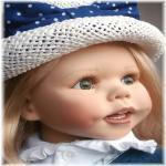 Кукла Христина  от мастера из Швейцарии Габи Жак