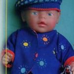 Одежда для куклы Baby Born - кофточка-курточка