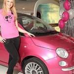 Авто для куклы Барби. Fiat 500C Barbie