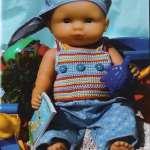 Анабелька2. Выкройка штанишек, кукла Baby Annabell, 46см