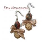 Серьги,бусы, броши ручной работы,шарфики,роспись на одежде