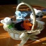 Маленькая семейка - вязанные игрушки крючком