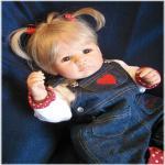 Кареглазая кукла-красавица  от Дорис Штаннат - Алисия